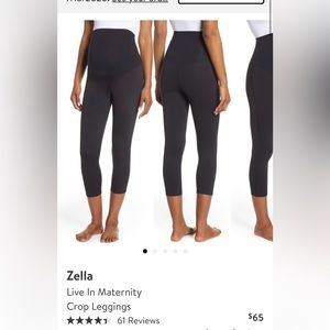 Zella Maternity Crop Legging